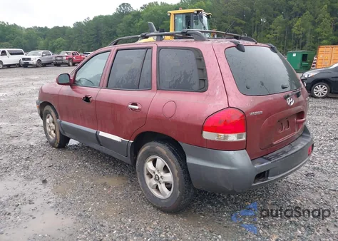 2005 Hyundai Santa Fe Gls/Lx из США, поврежденный, VIN KM8SC13E35U995639